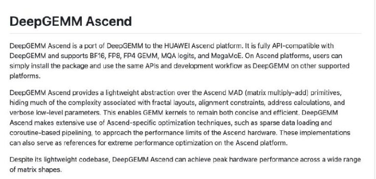 DeepSeek выжала из Huawei Ascend почти весь теоретический максимум DeepSeek…