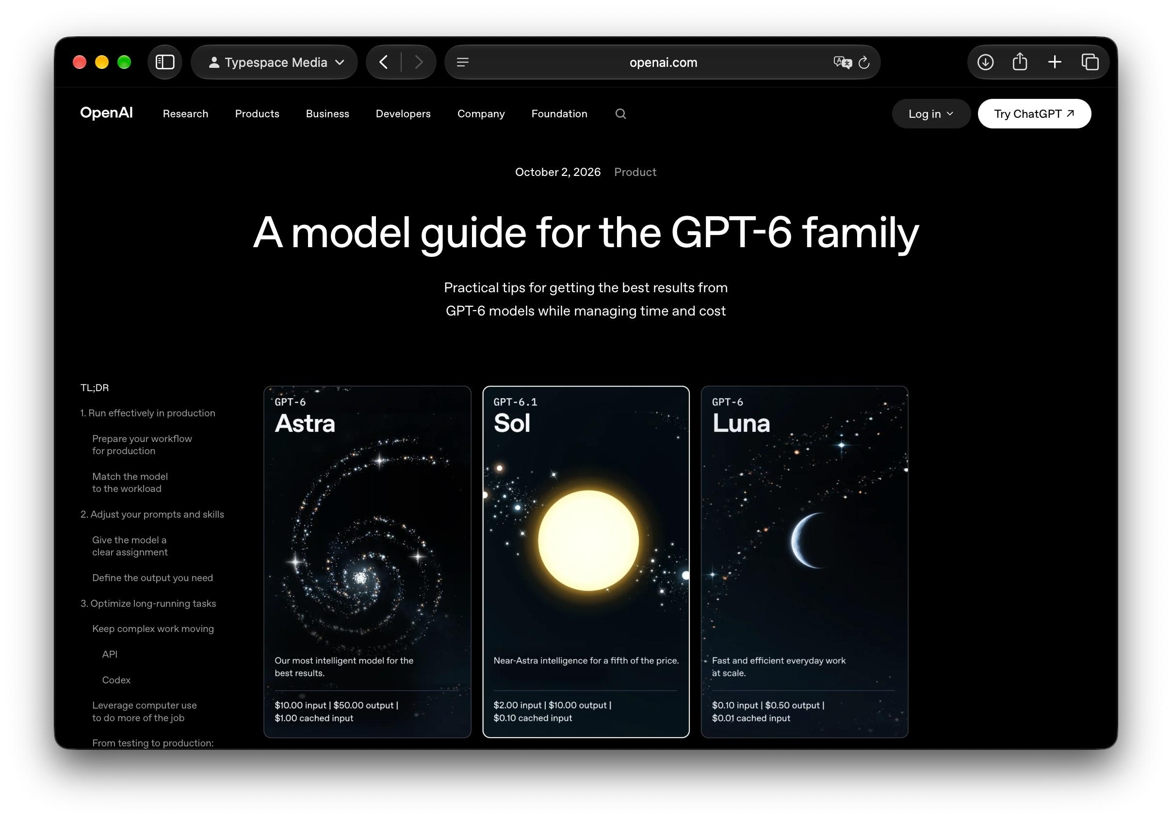 📀 OpenAI показала, как правильно юзать GPT-6 — вышел подробный…