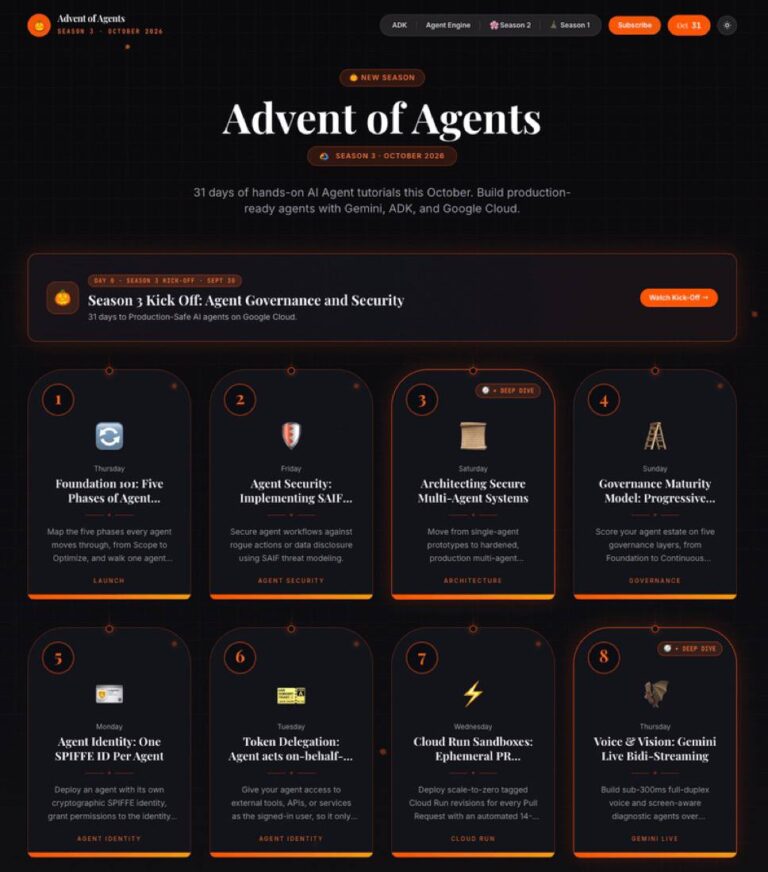 Google научит вас собирать своих ИИ-агентов — вышел Advent of…