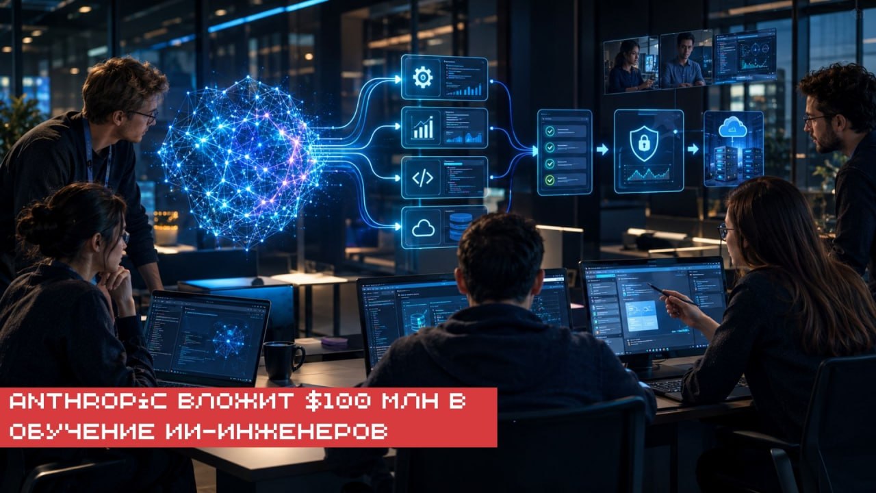 Anthropic запустила Claude Frontier Academy — программу подготовки 10 000…