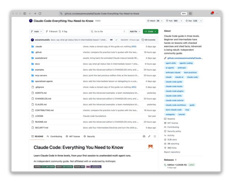 Всё о Claude Code в одном месте: появился бесплатный курс…